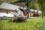 Atelier abeilles à l'abbaye d'Aulps