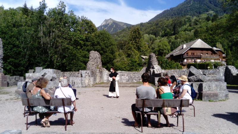 Visite guidée du domaine de l'Abbaye d'Aulps