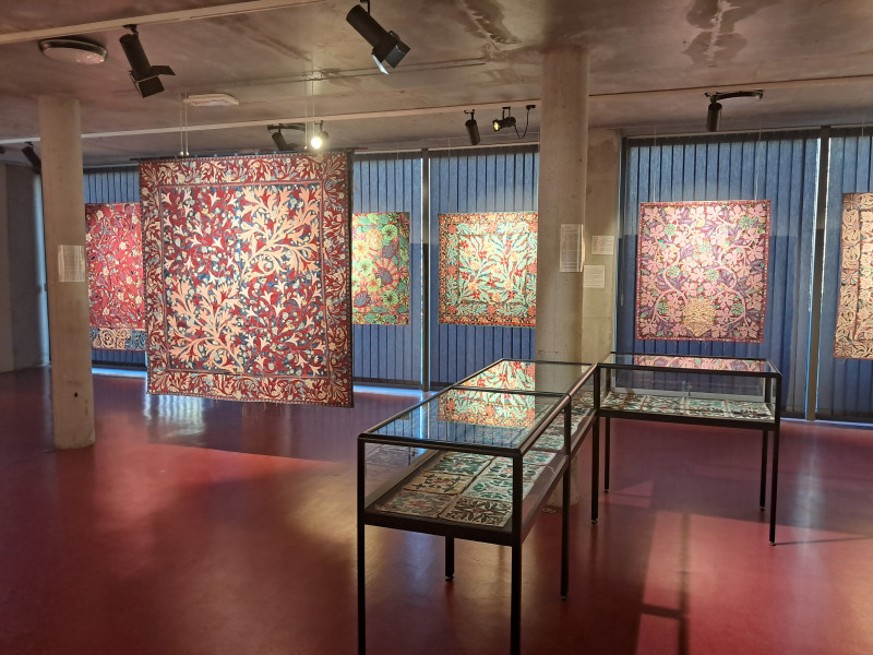 Contemporary art gallery at Aulps Abbey